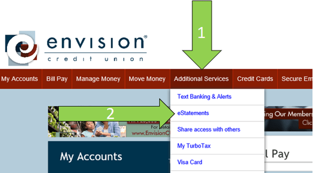 eBranch Online Banking Envision Credit Union Online Banking