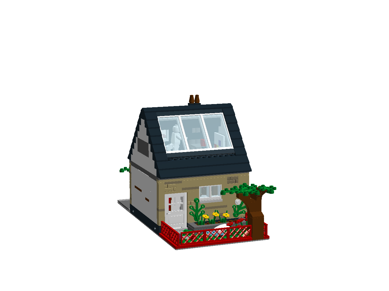 [LDD MOC] Modular Lund street house LEGO Town Eurobricks Forums