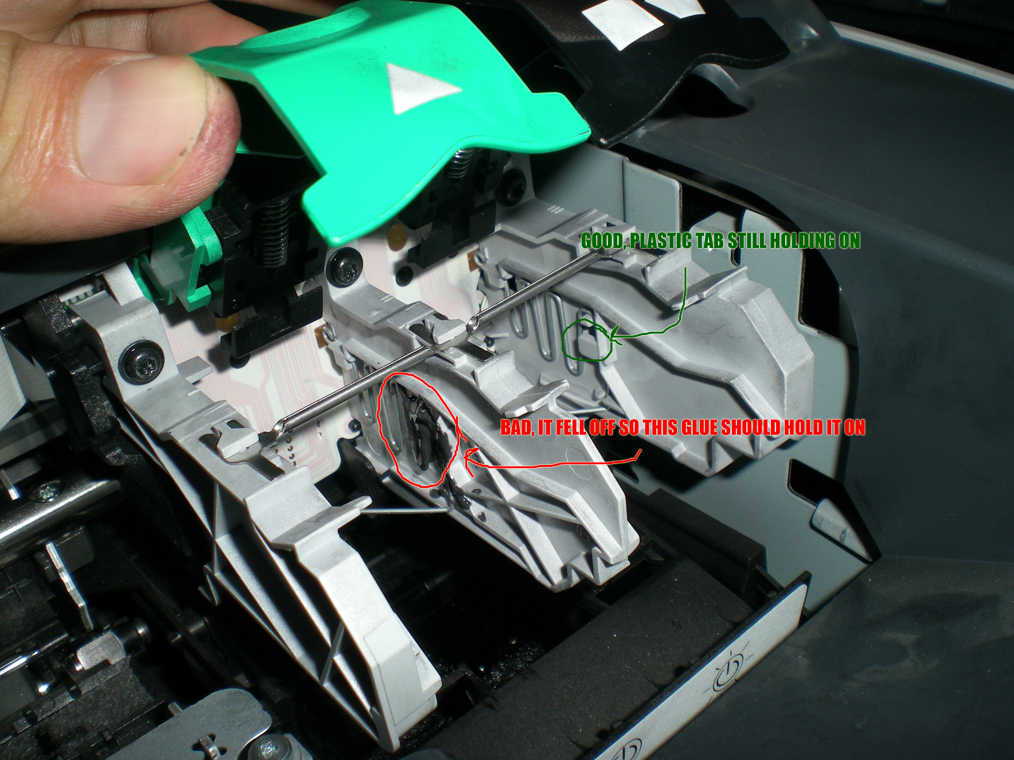 HP 7310xi "Remove and check color cartridge"