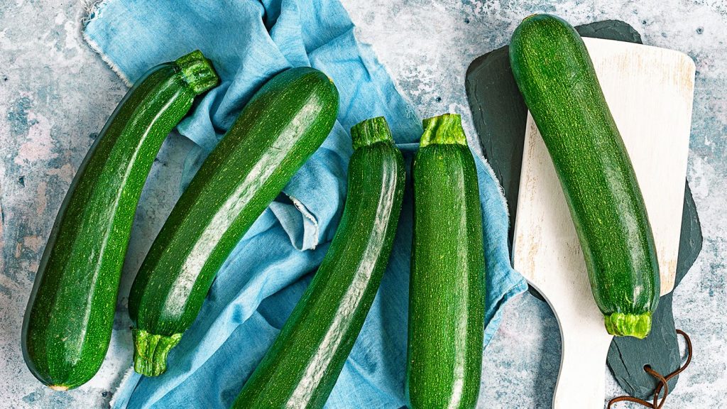 Zucchini and skin benefits.