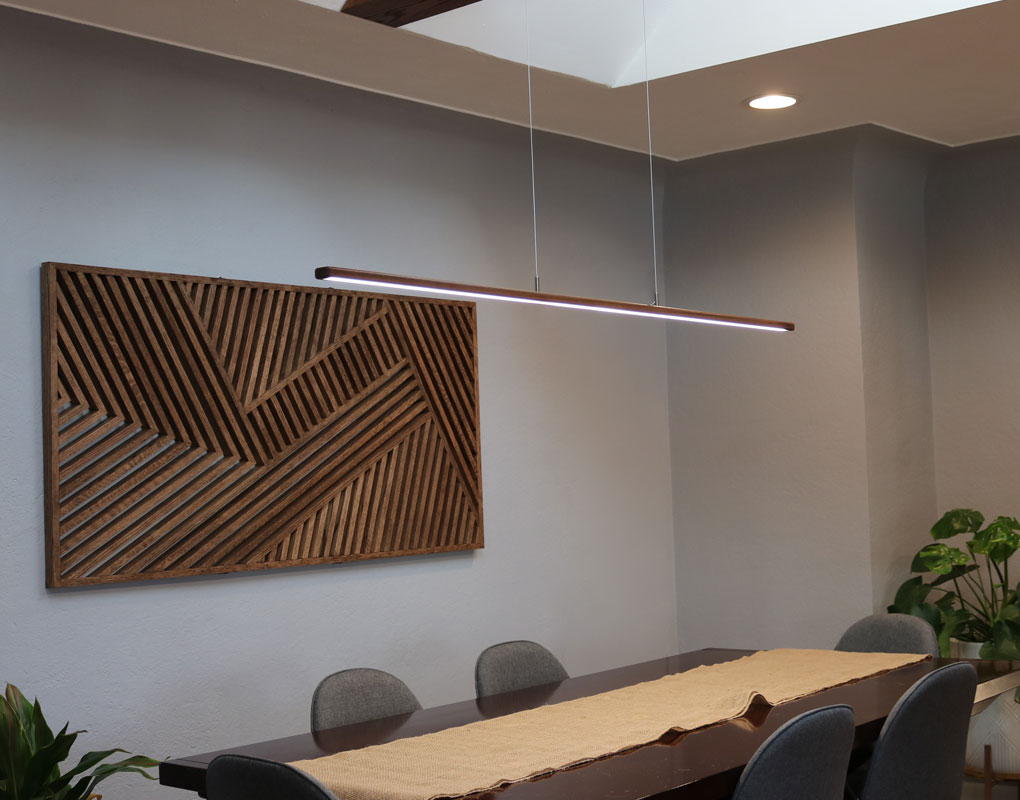 UltraSlim Linear Suspension LED Fixture Lit Modern Designs