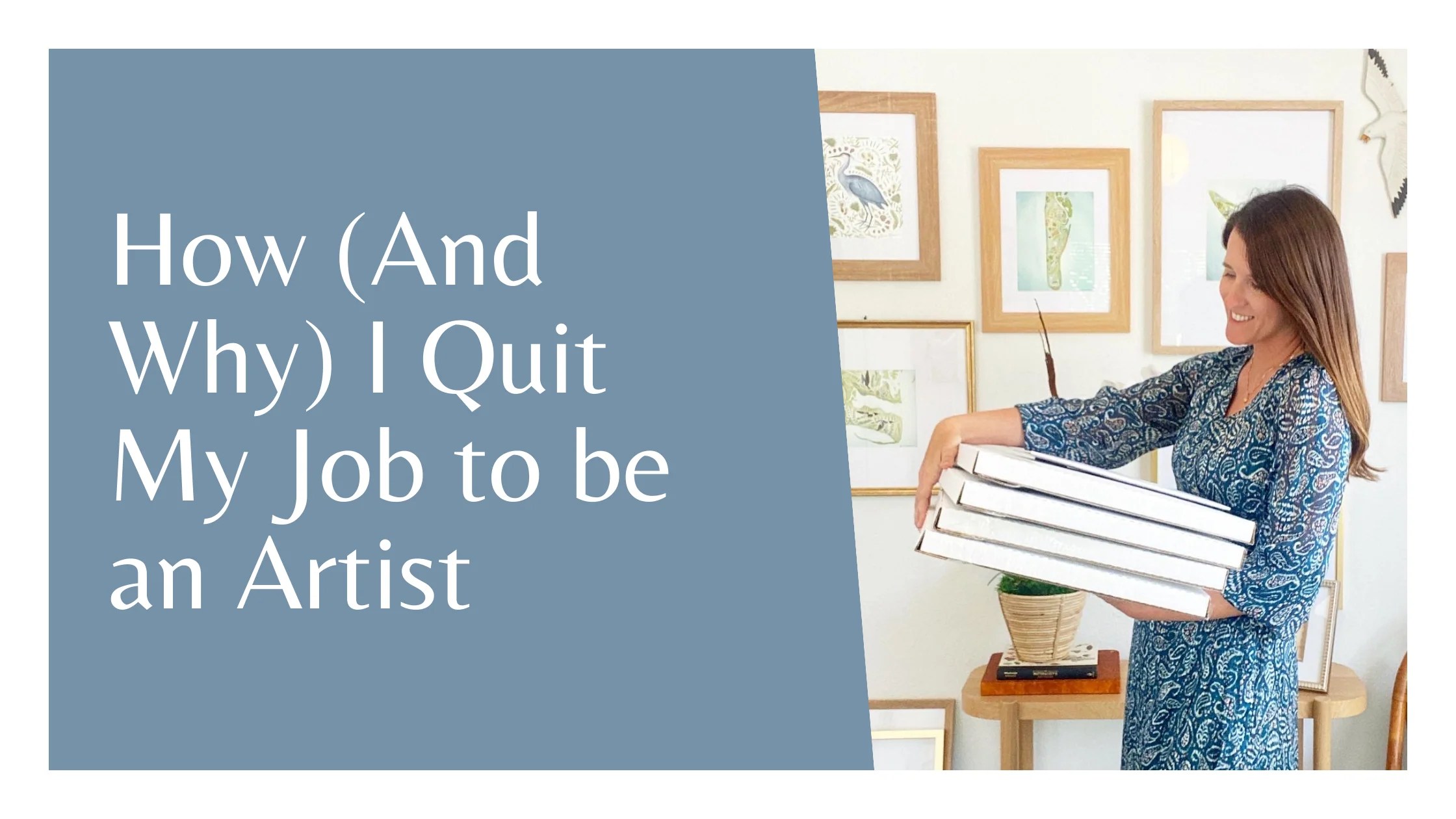 How (And Why) I Quit My Job to be an Artist Litore Studio