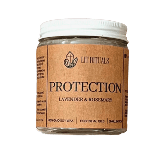 Lit Rituals Soy Candles 'Protection' Ritual Soy Candle