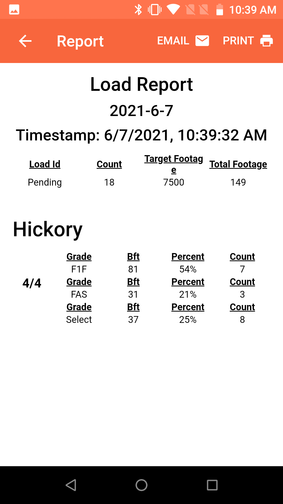 Lumber Tally LiTS Inventory