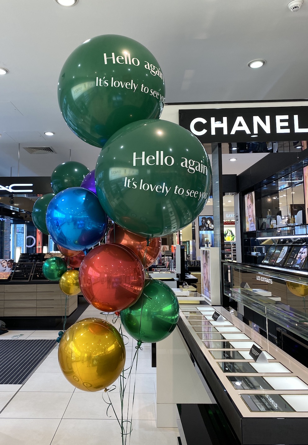 Instore balloon displays The Little Balloon Company