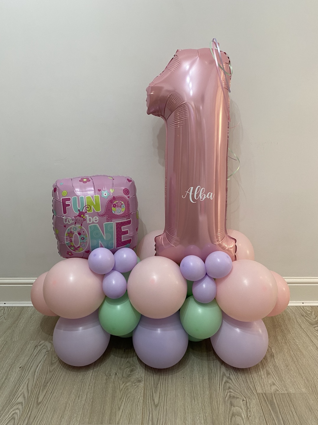 1st Birthday stack The Little Balloon Company