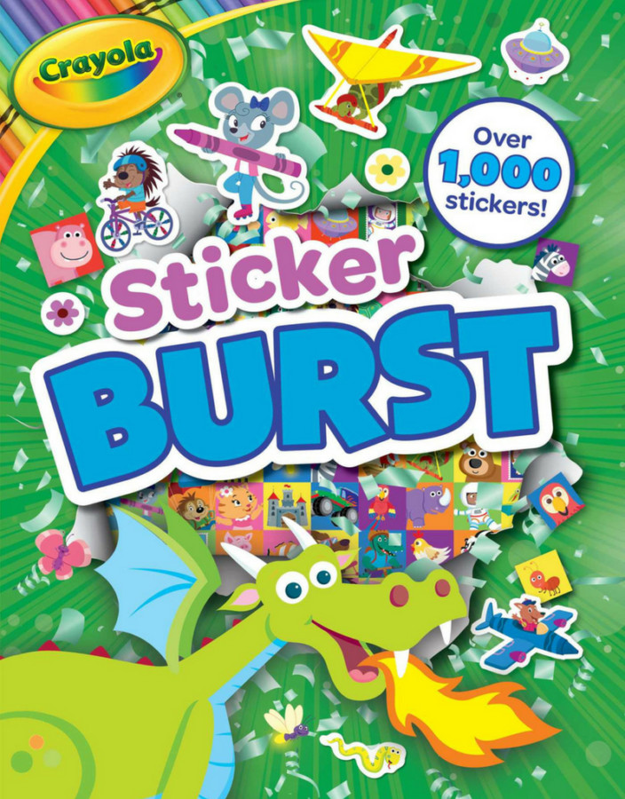 Crayola Sticker Burst little bee books