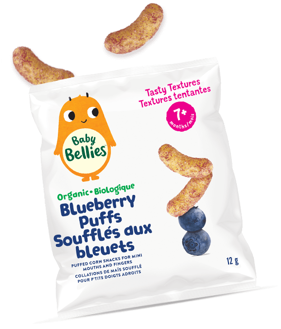 Organic Blueberry Puffs Baby Puffs Little Bellies USA