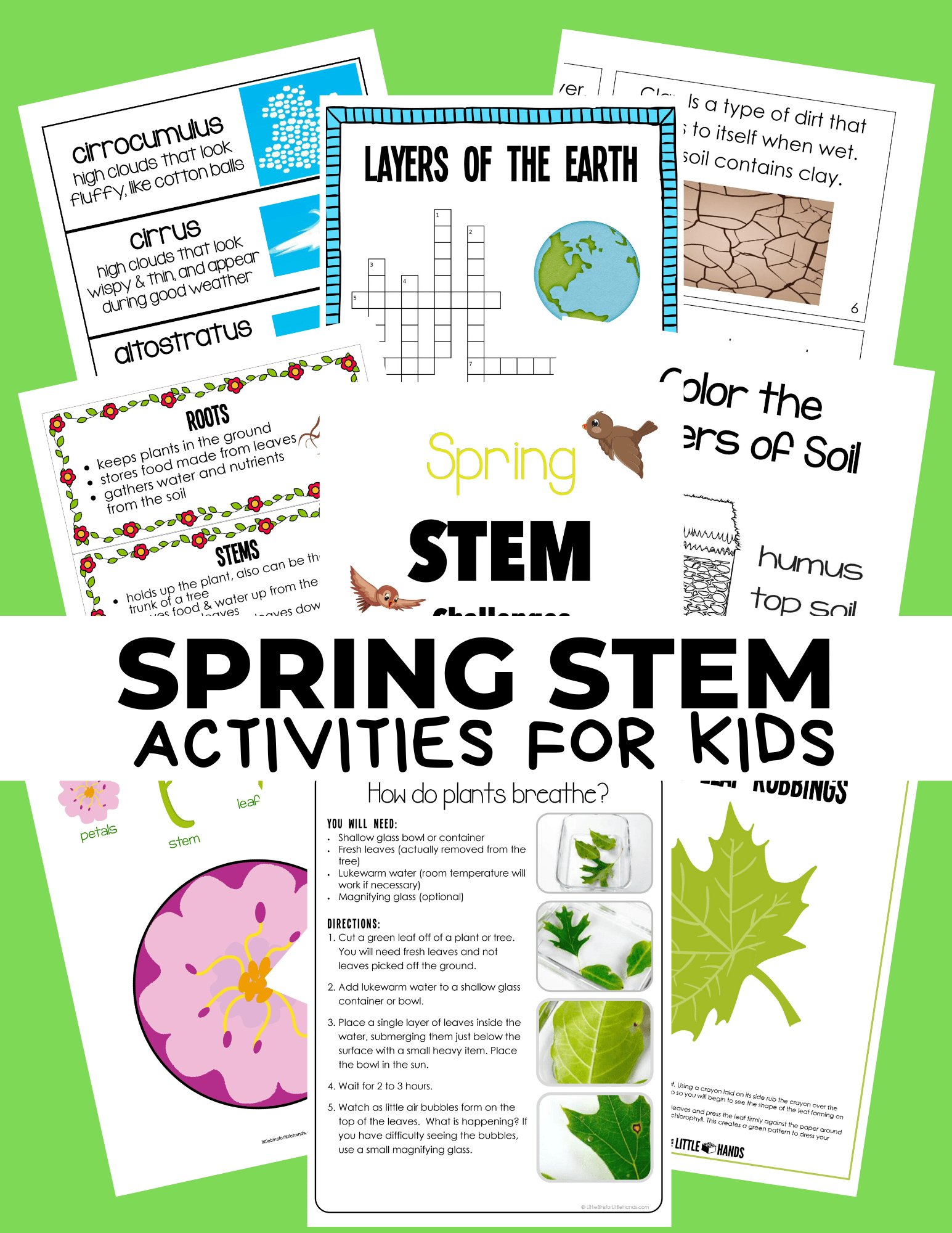 Spring STEM Activities For Kids Little Bins for Little Hands