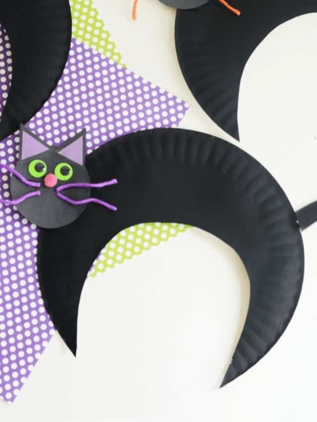 Black Cat Paper Plate Craft Story Little Bins for Little Hands