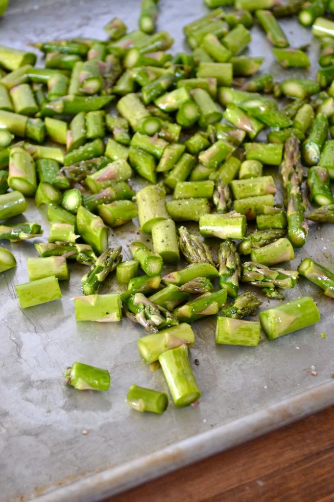 Asparagus Bruschetta Crostinis with Mustard Lemon Goat Cheese Little