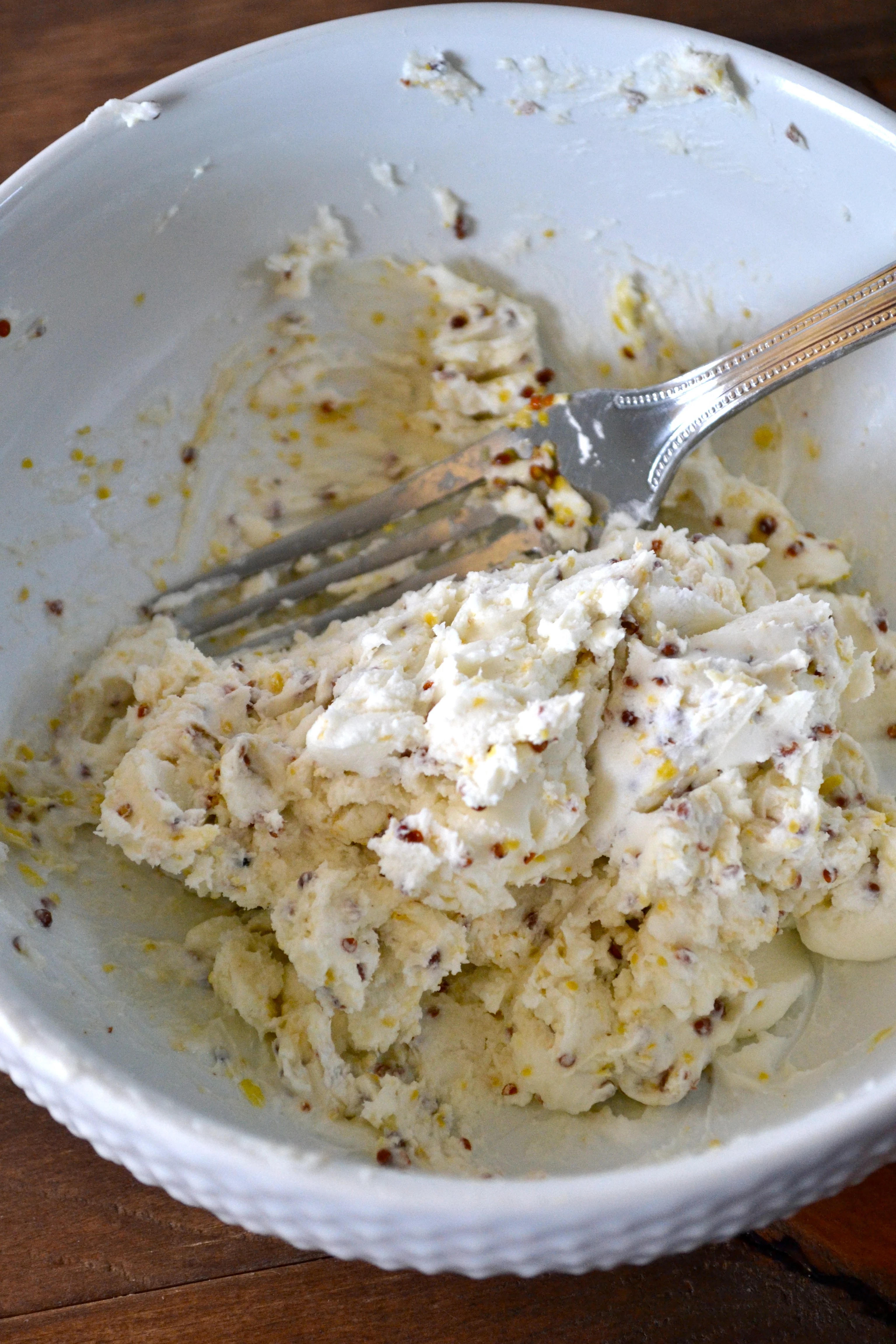 Asparagus Bruschetta Crostinis with Mustard Lemon Goat Cheese Little