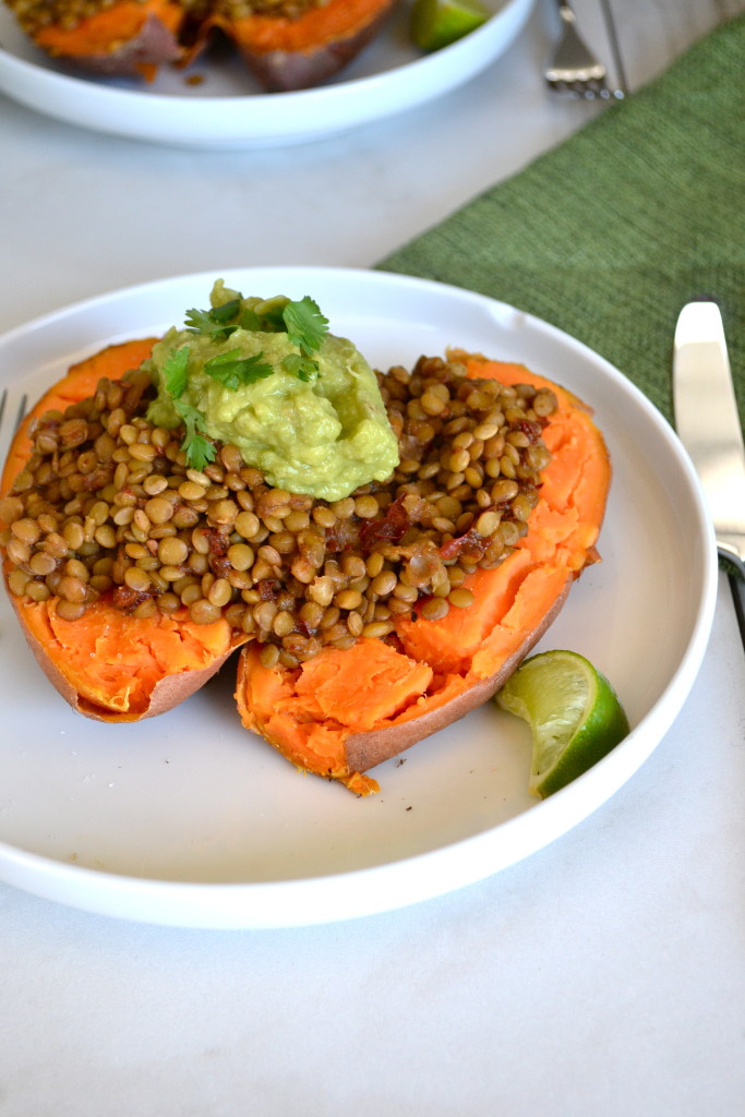 Chipotle Lentil Stuffed Sweet Potatoes Little Bits of…