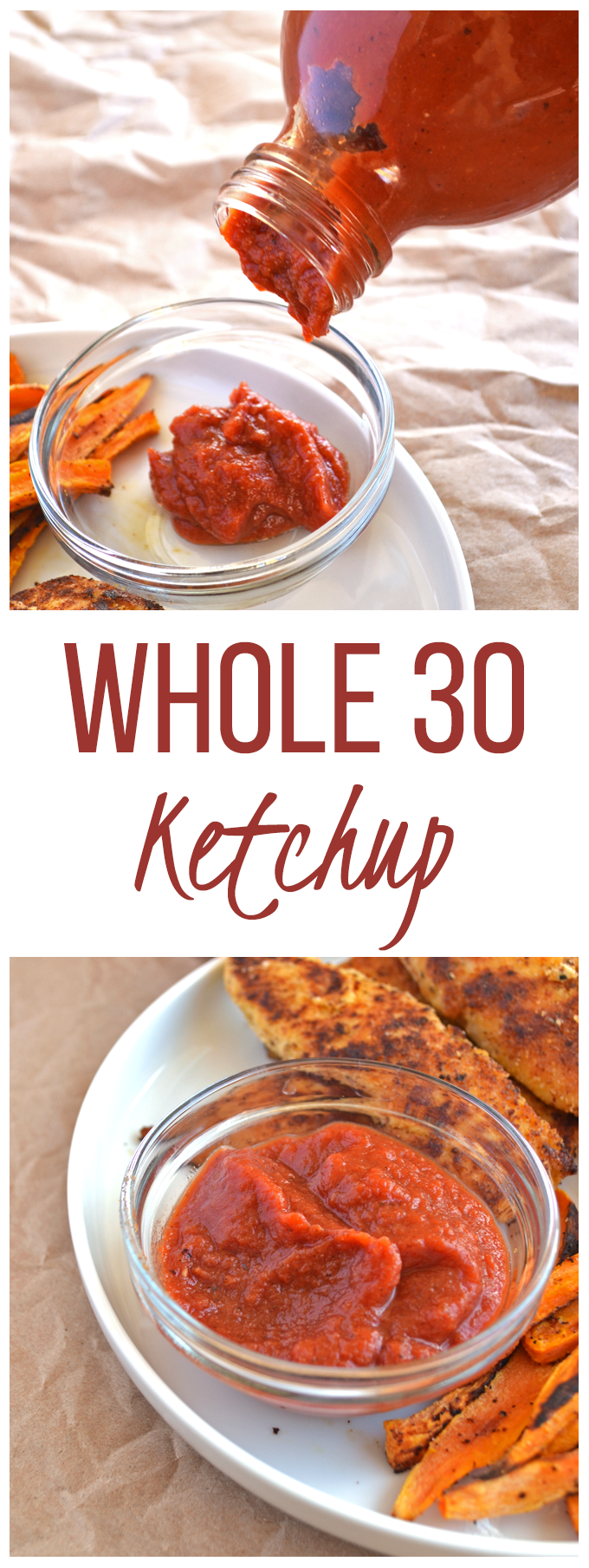 Whole30 Ketchup perfect for your lettuce wrapped burger!