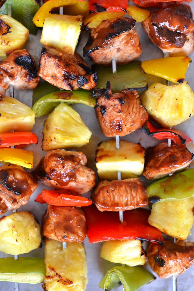 Pineapple BBQ Chicken Skewers Little Bits of...