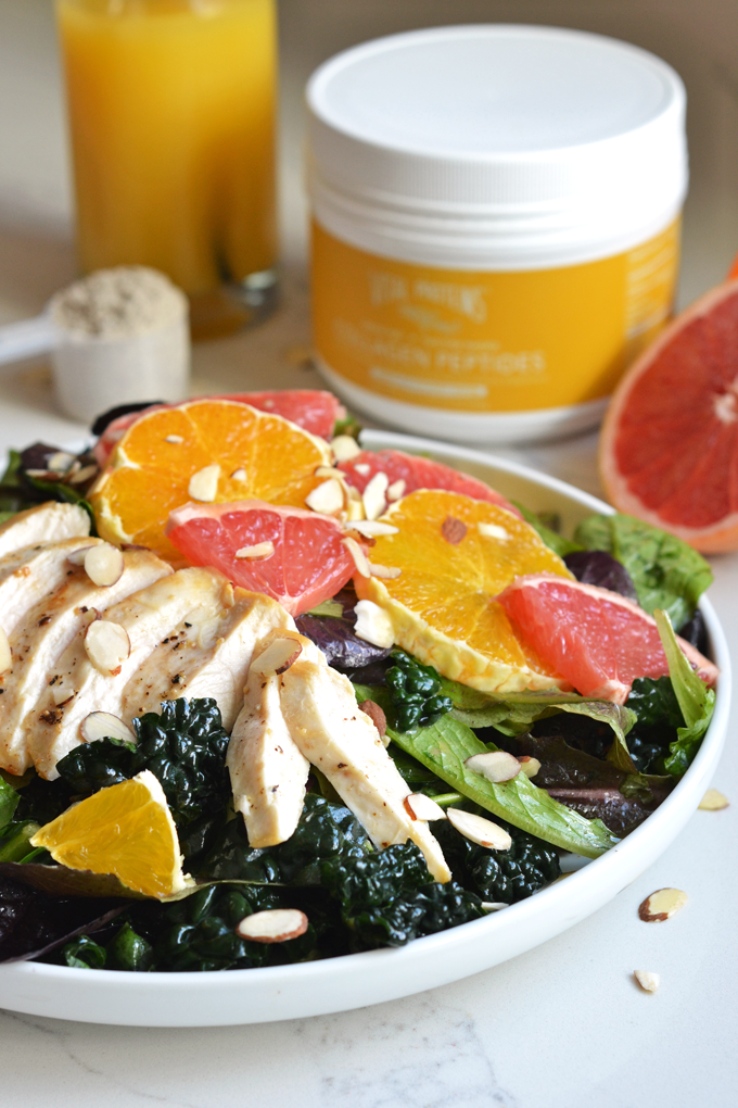 Citrus Chicken Salad w/ Vanilla Orange Vinaigrette Little Bits of