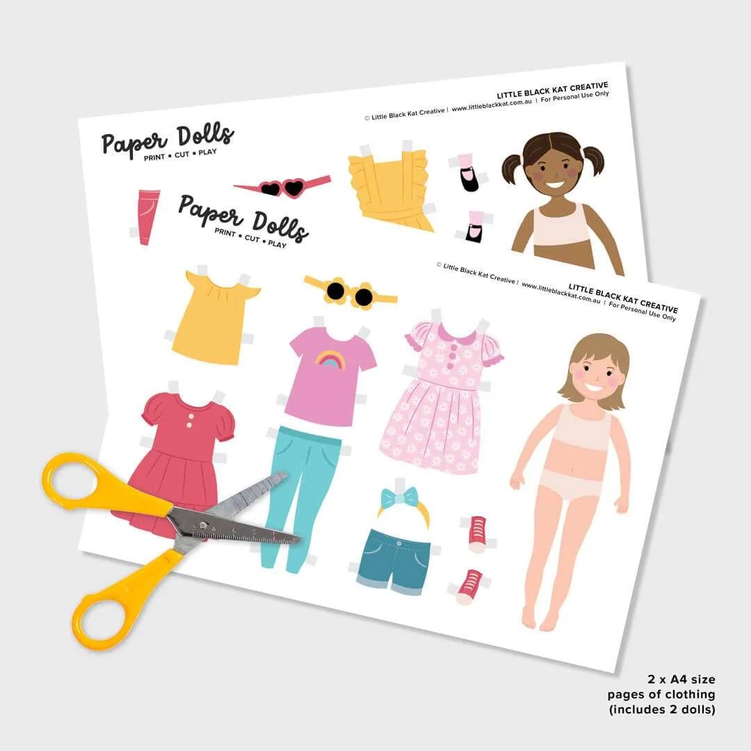Paper Doll Kit Printable