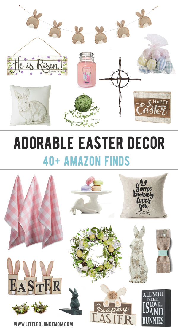 Adorable Easter Decor Finds on Amazon little blonde mom