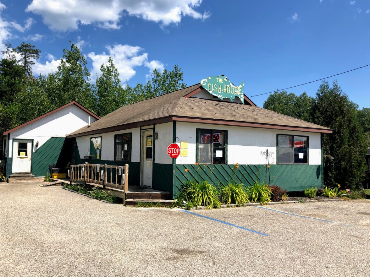One Day in Paradise, Michigan Little Blue Backpack