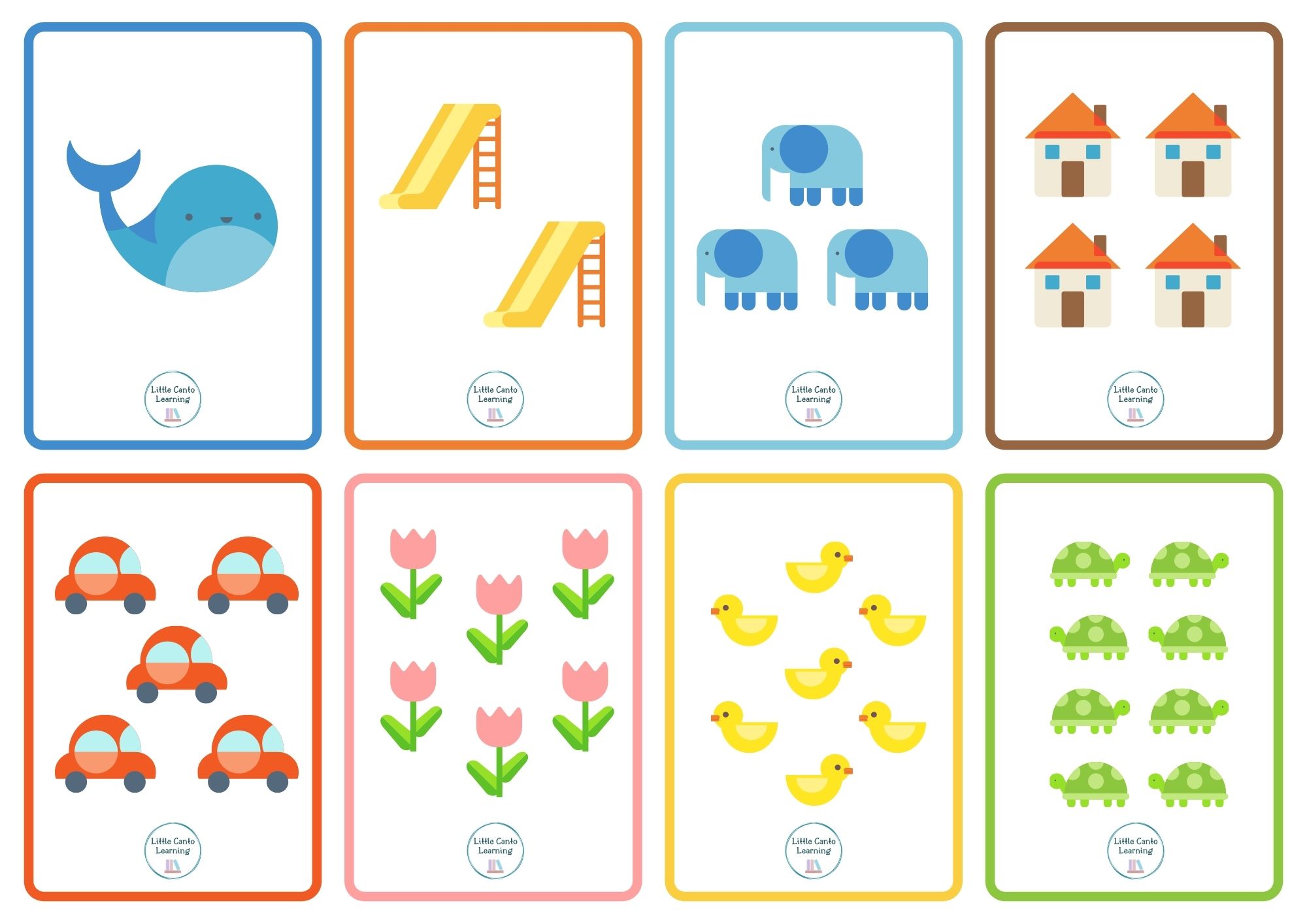 Numbers objects A4 – Little Canto Learning