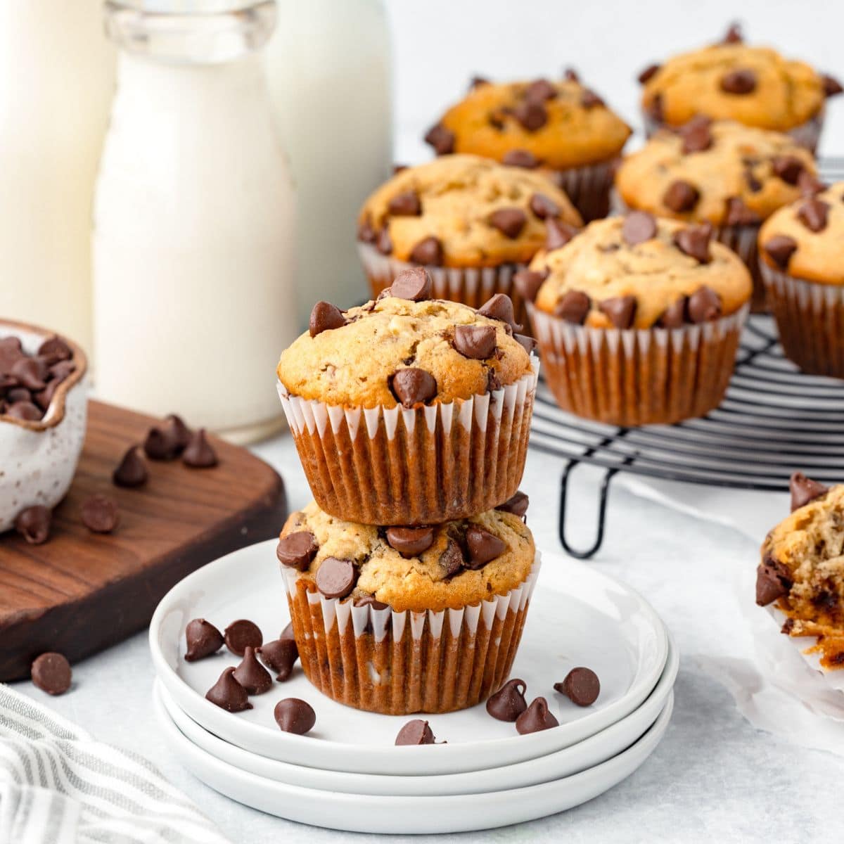 Banana and Chocolate Chip Muffins Little Chef Within