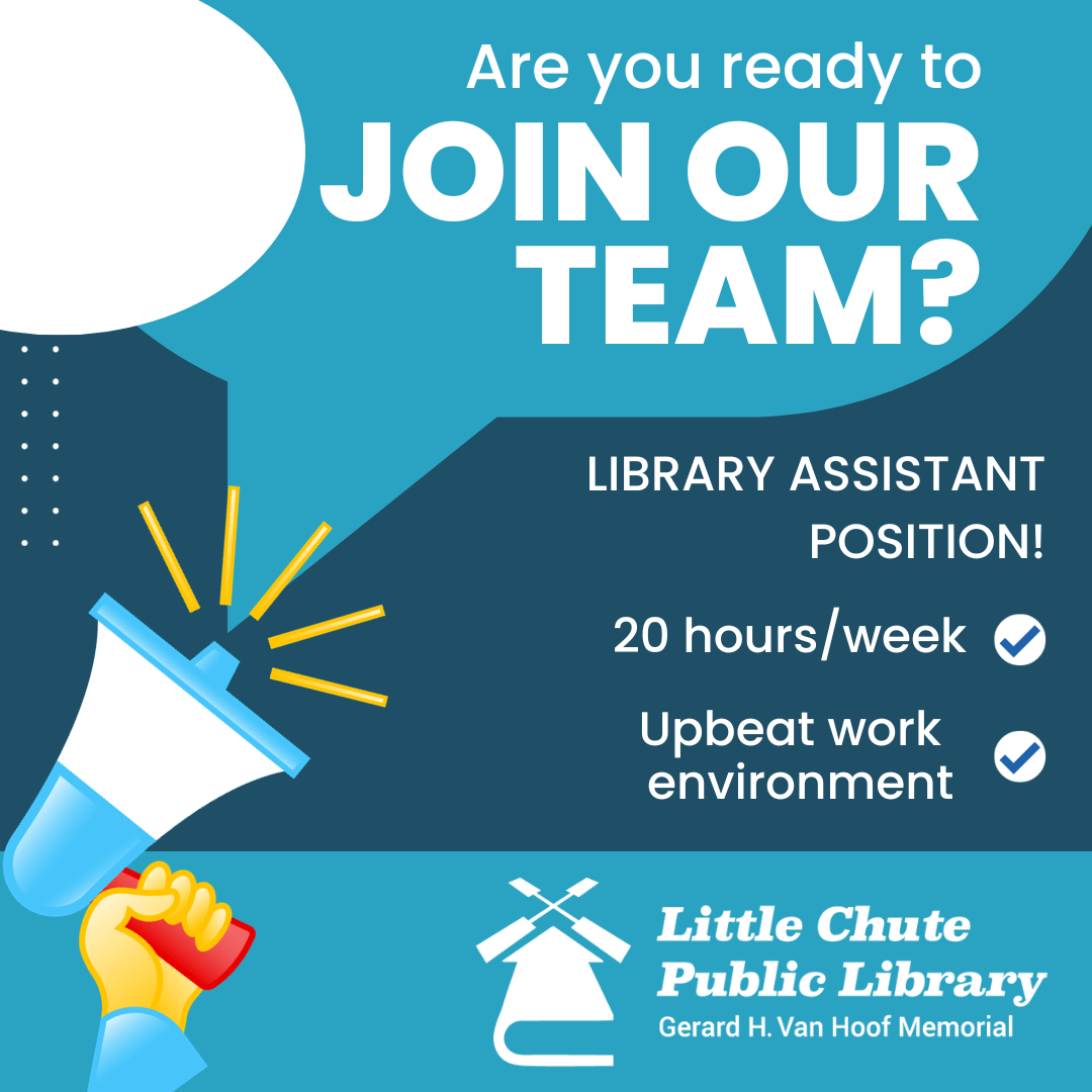 Employment Opportunity Little Chute Public Library