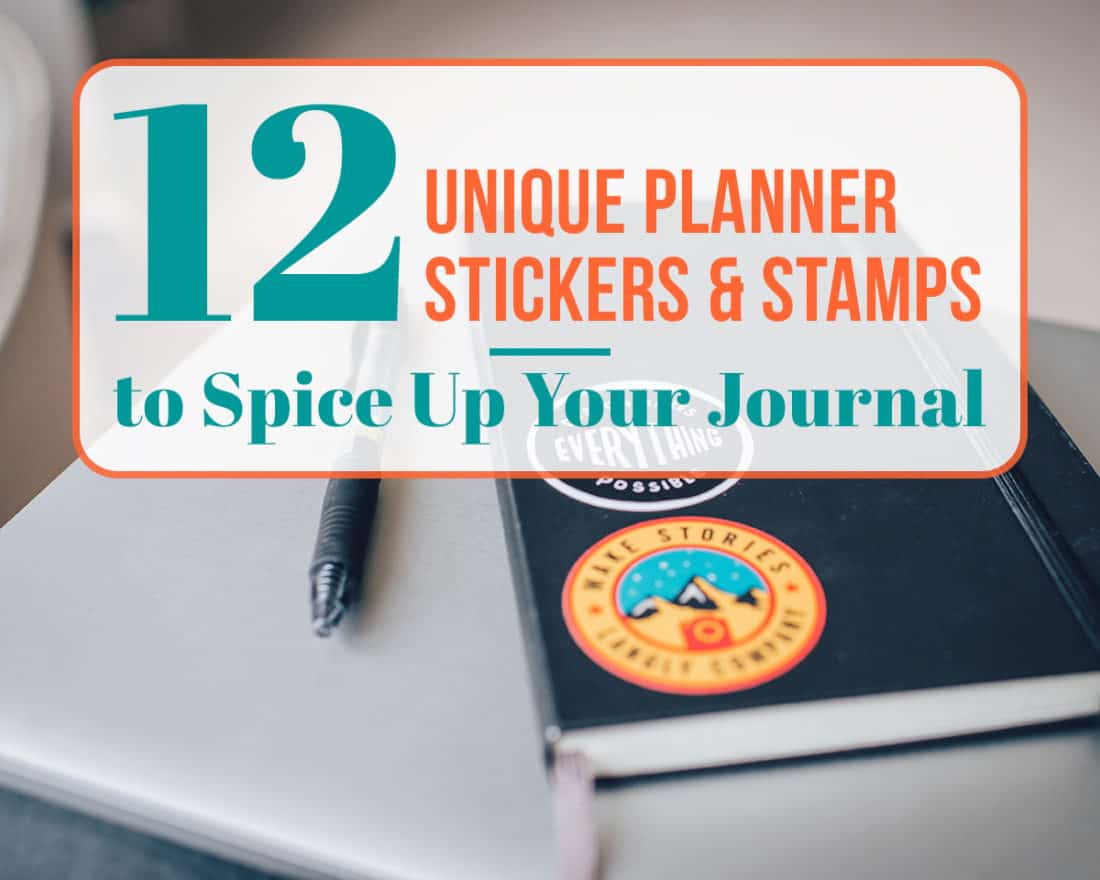12 Unique Planner Stickers and Stamps to Spice Up Your Journal