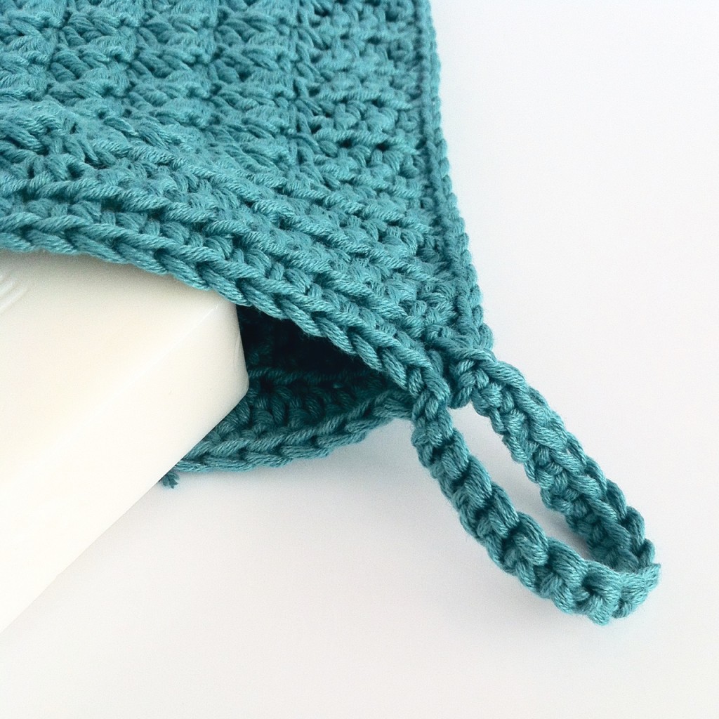 Crochet Wash Mitt with Loop