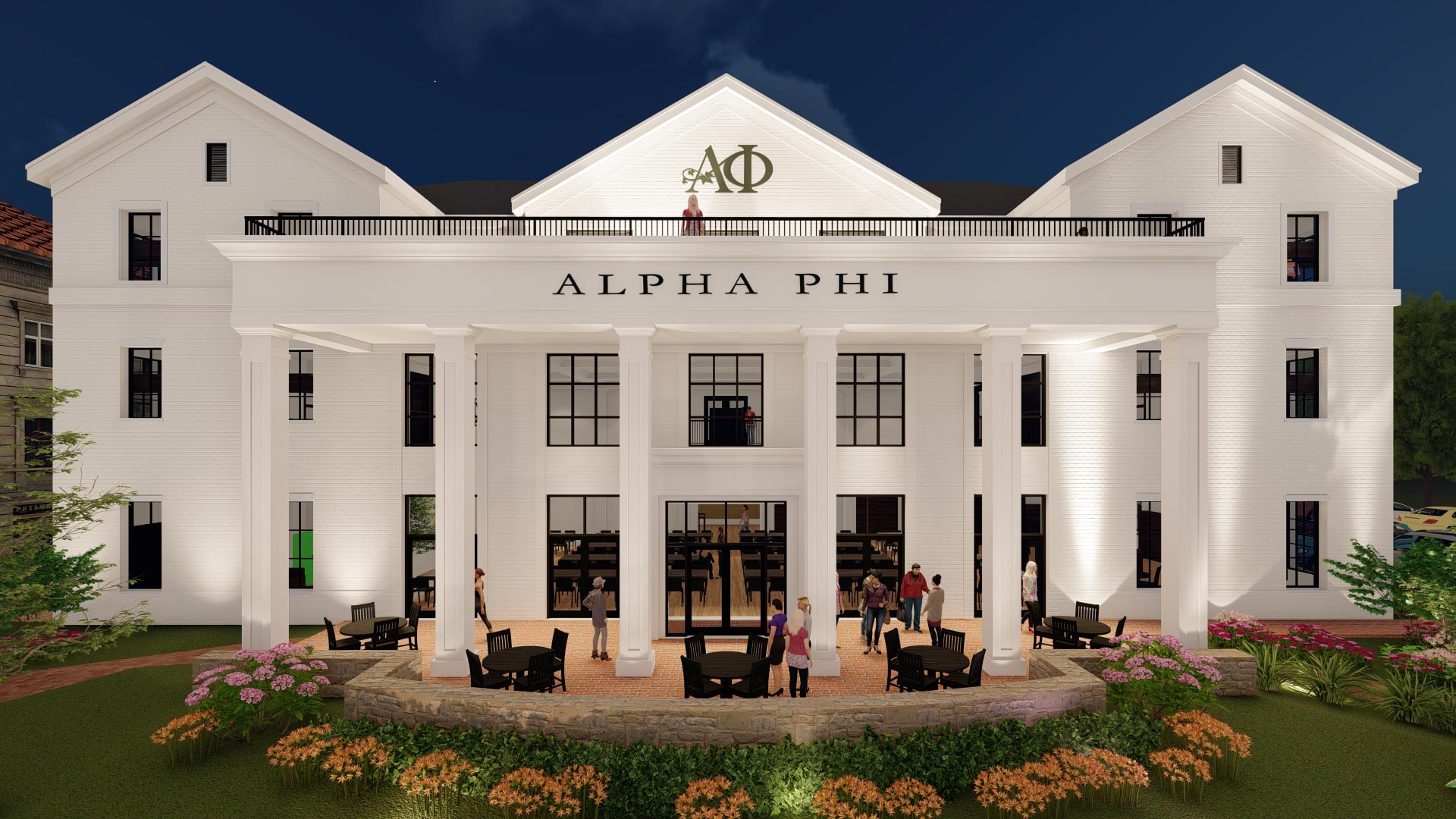 Alpha Phi Sorority House Little Dixie Construction