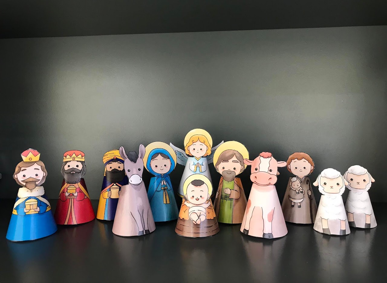 Nativity Scene (Cutout Activity) Little Flock