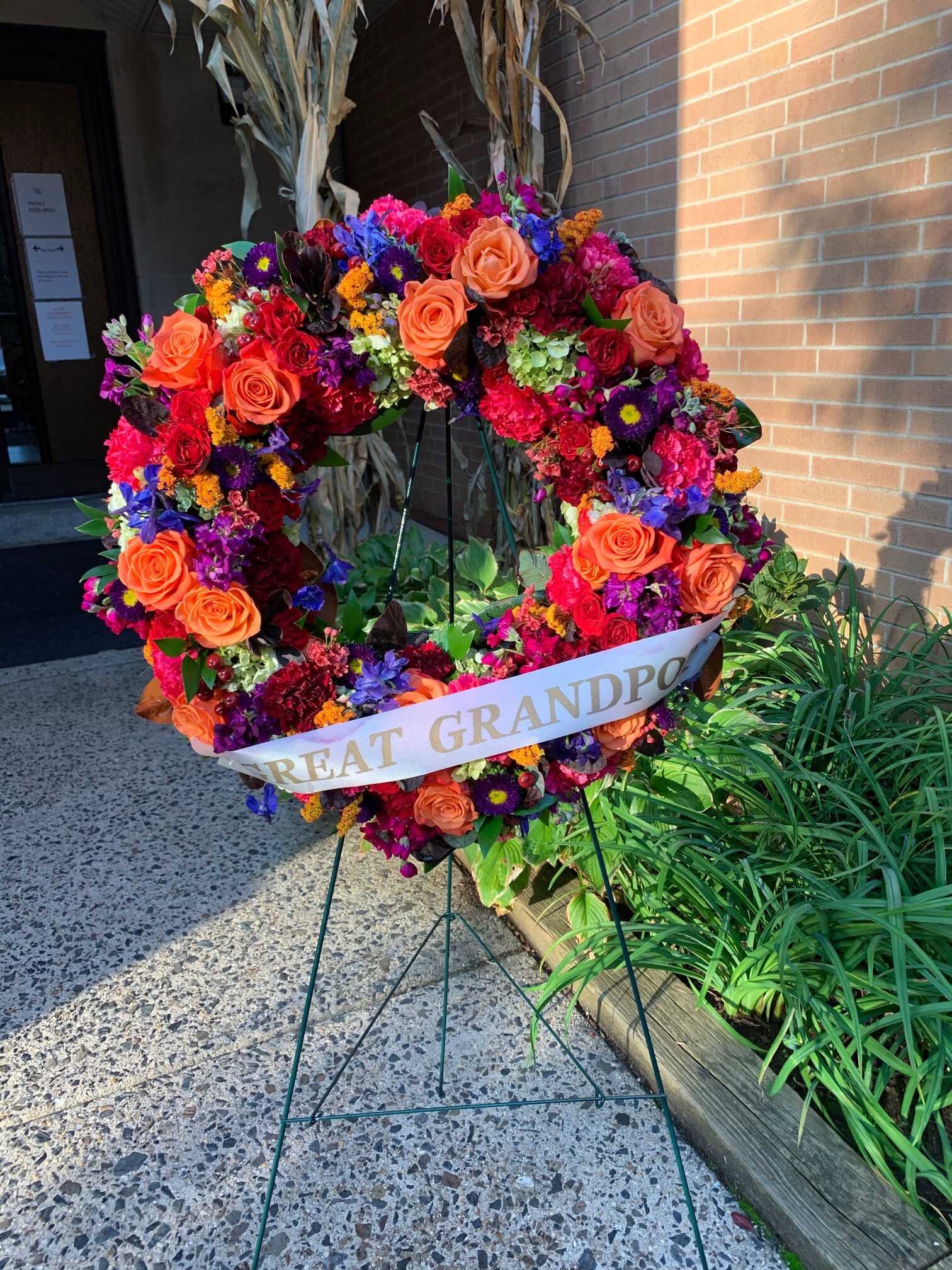 Funeral Wreath Call Little Flower 4844538066