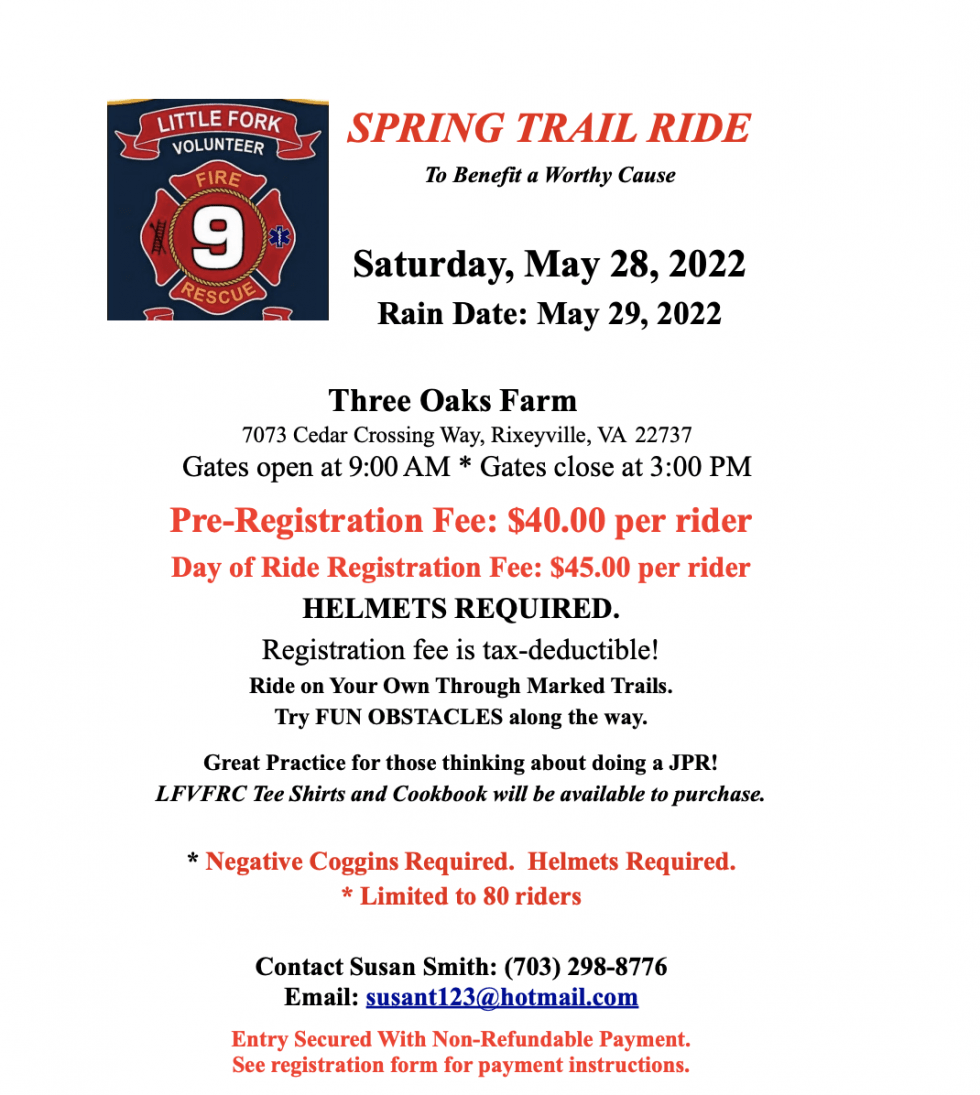 2022 Spring Trail Ride Little Fork Volunteer Fire and Rescue Co. 9