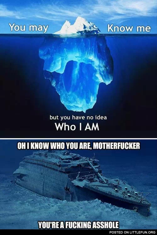 LittleFun Iceberg vs. Titanic