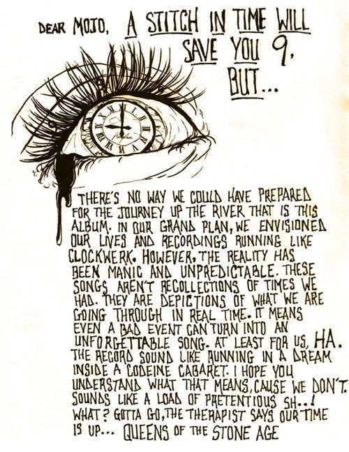 Artwork fromLike Clockwork era r/qotsa