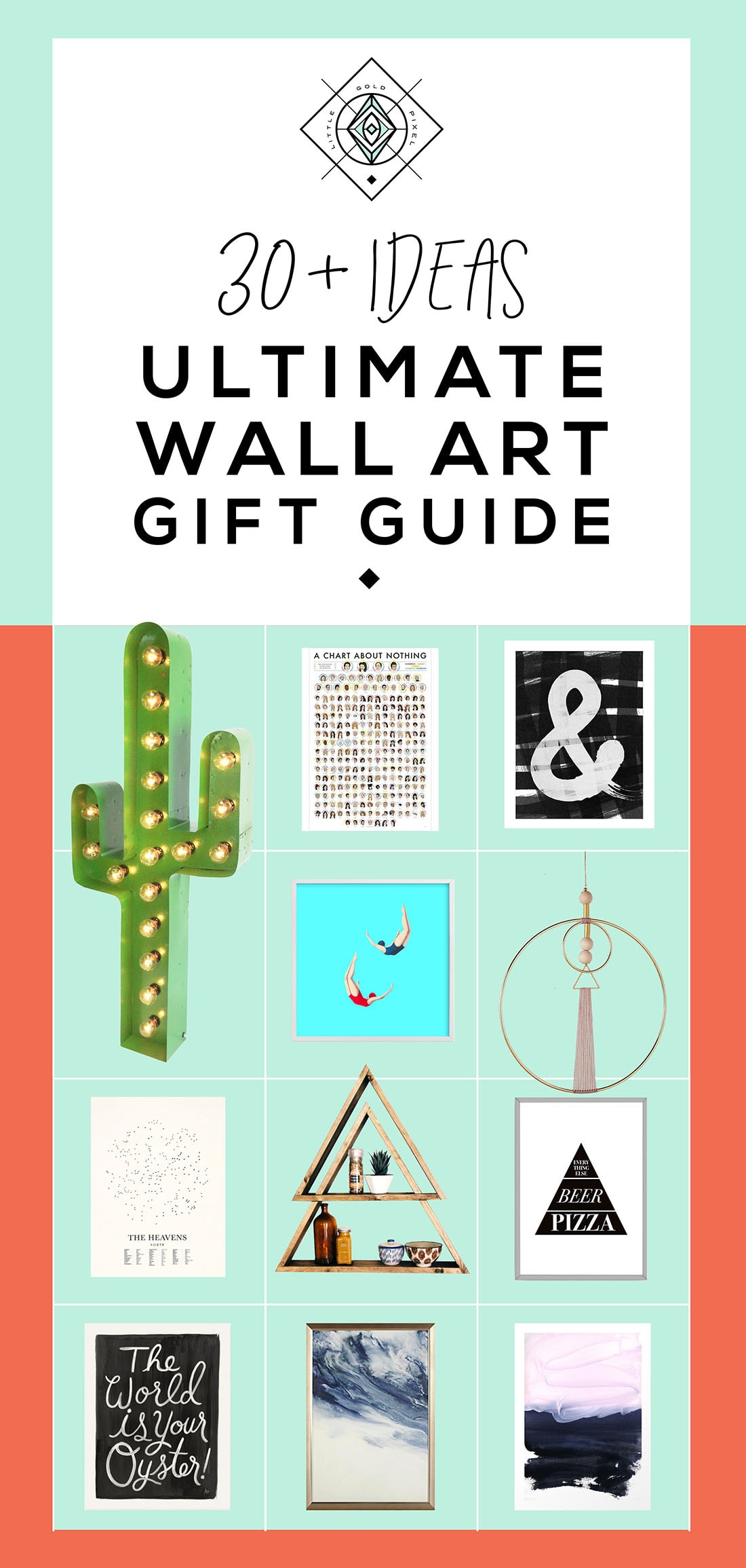 Ultimate Wall Art Gift Guide Vol. 2 • Little Gold Pixel
