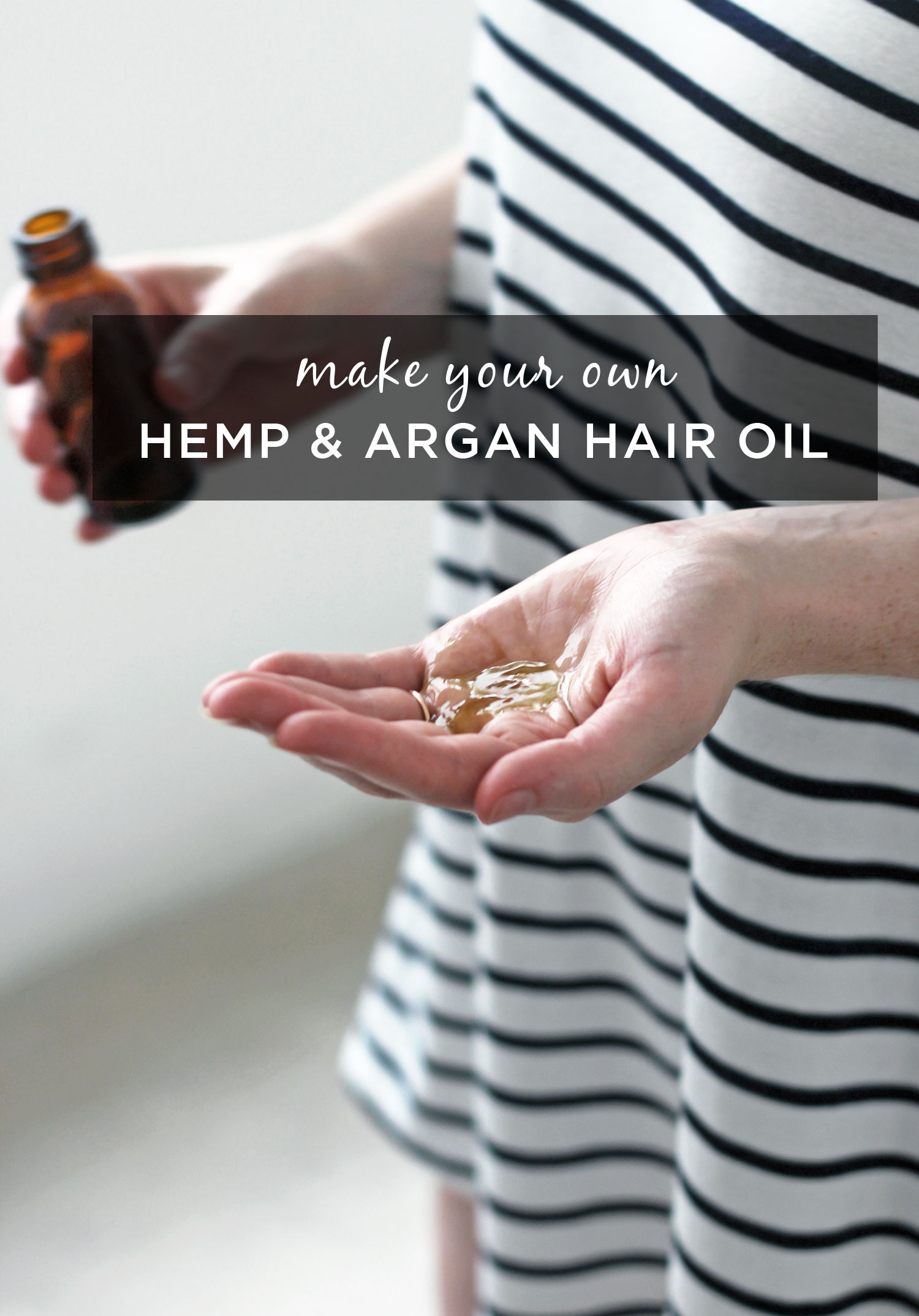 Hemp & Argan Hair Oil Treatment Little Green Dot