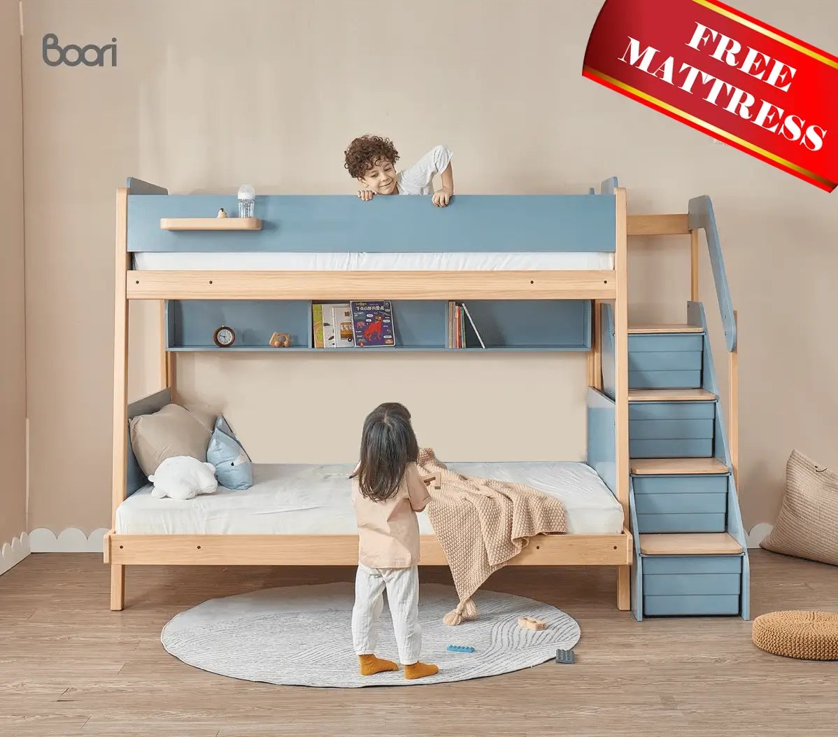 Olympus Single Bunk Bed Frame By John Young Furniture Harvey Norman New