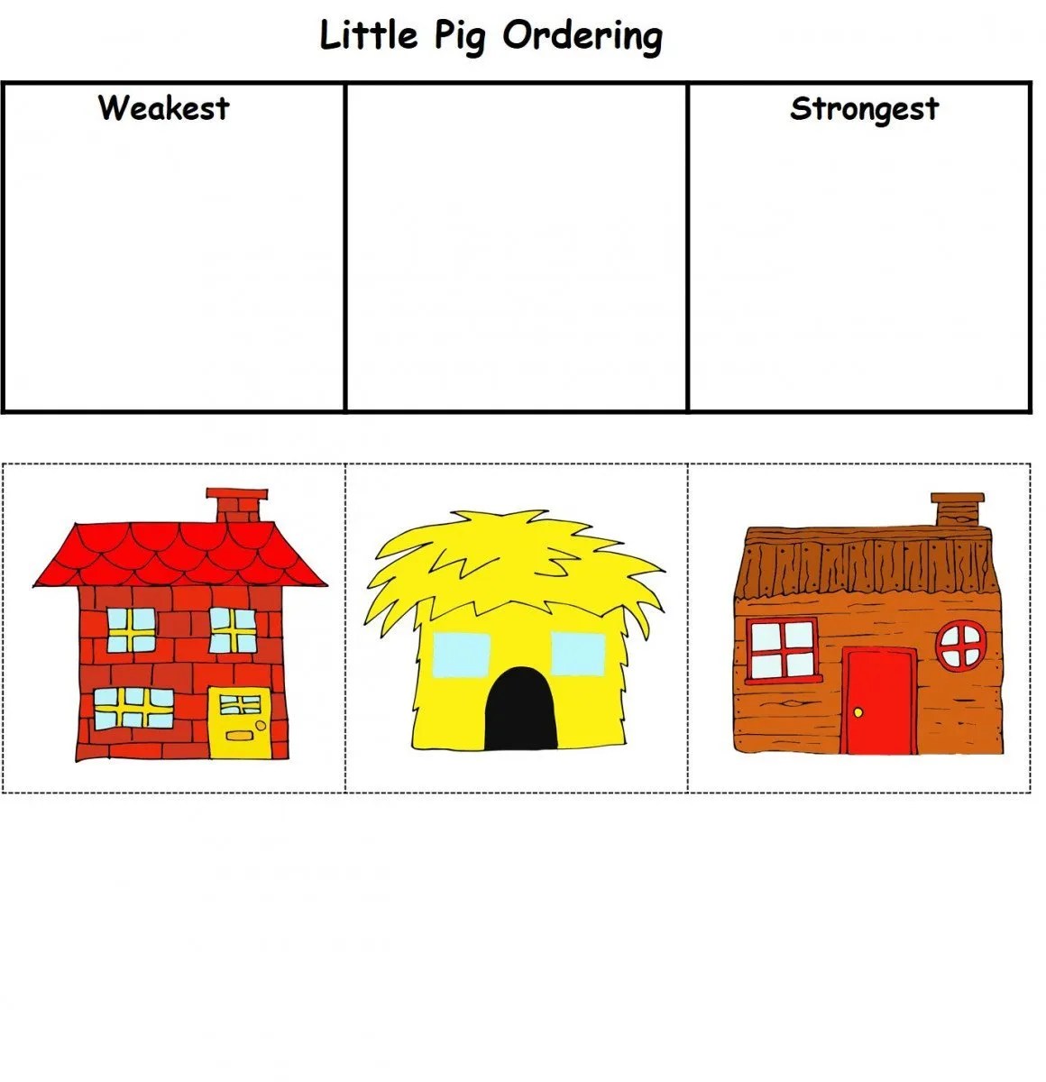 Pack of 3 Little Pigs Activities Little Learners Online