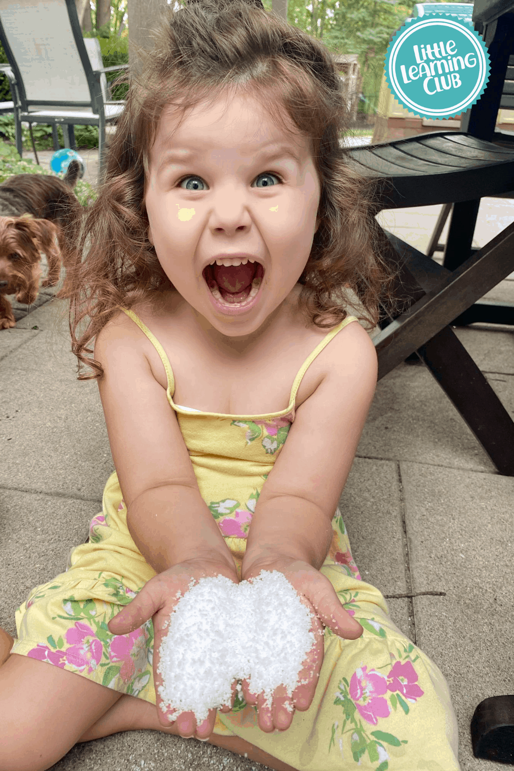 How to Make Fake Snow That Won't Melt! Little Learning Club