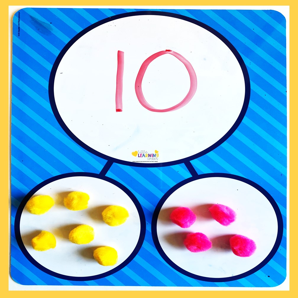 How to Teach Composing and Decomposing Numbers - Little Learning Corner