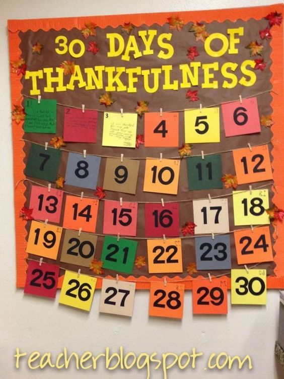 27 Thanksgiving Bulletin Board Ideas Little Learning Corner