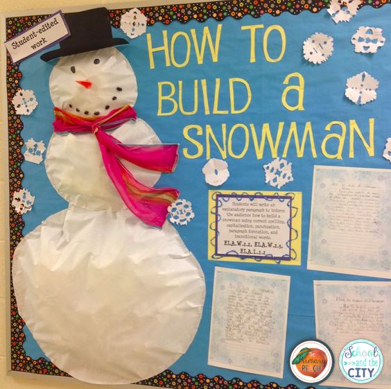 25 Snowmen Bulletin Board Ideas Little Learning Corner