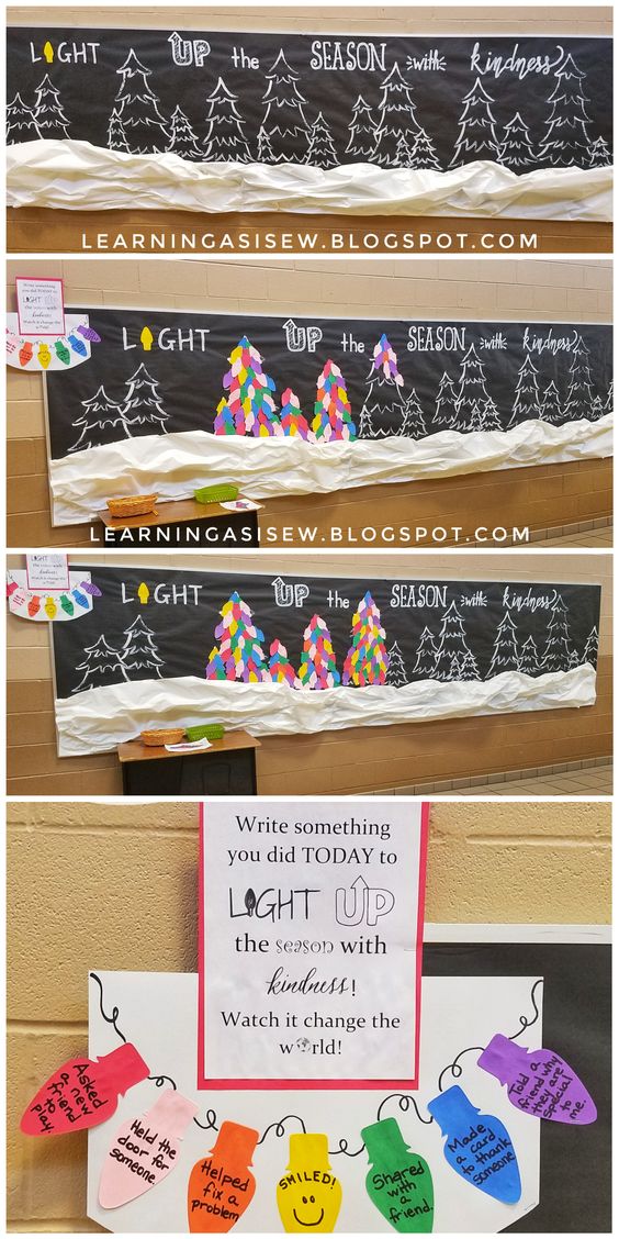 25 Fun Christmas Bulletin Board Ideas Little Learning Corner