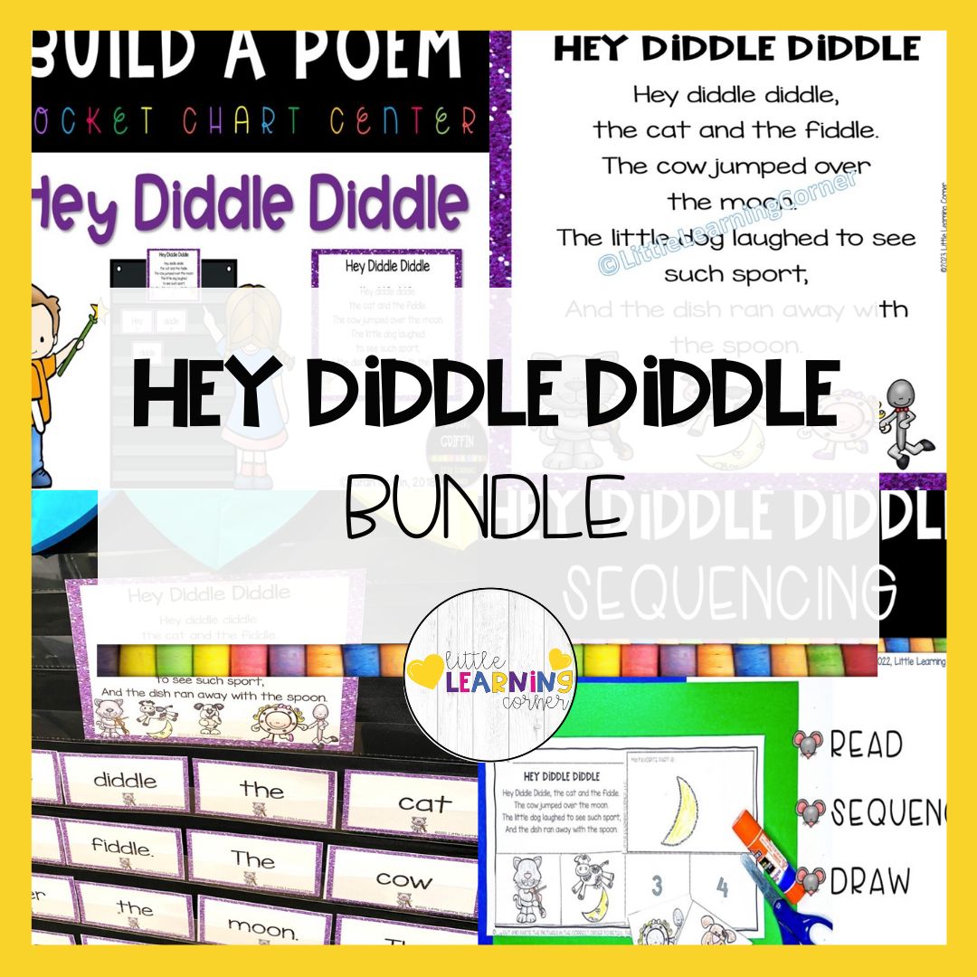 Hey Diddle Diddle Nursery Rhymes Resources Little Learning Corner