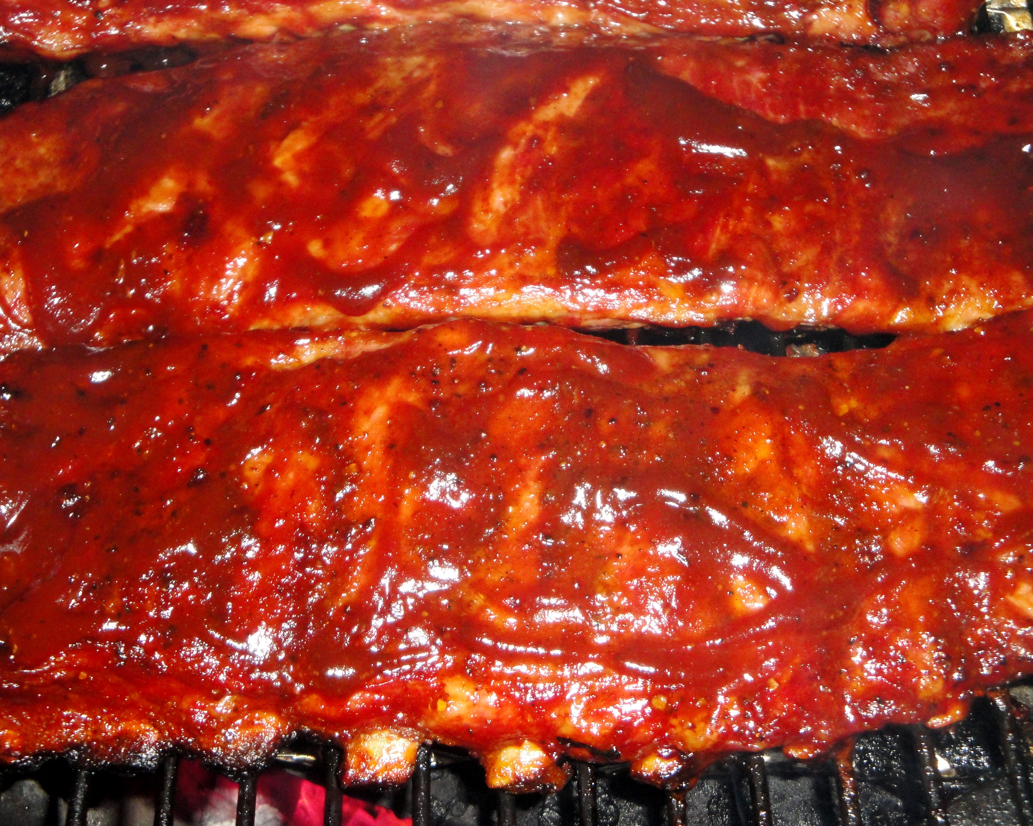 Inaugural Run on the Green Egg Pork Ribs Little Lug BBQ