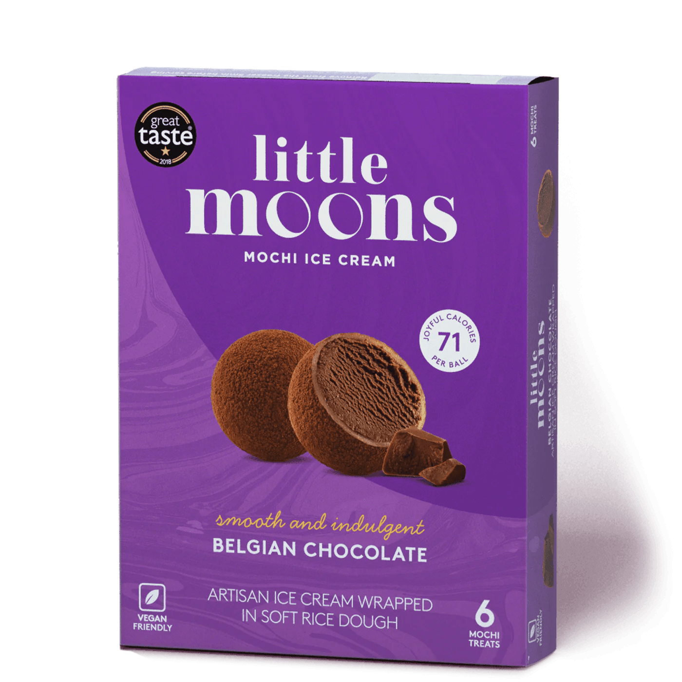 Vegan Belgian Chocolate Mochi Ice Cream Little Moons