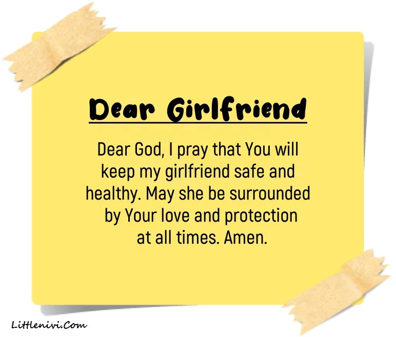 60 Strong Prayer For Girlfriend Prayer For Lover Success, Blessings