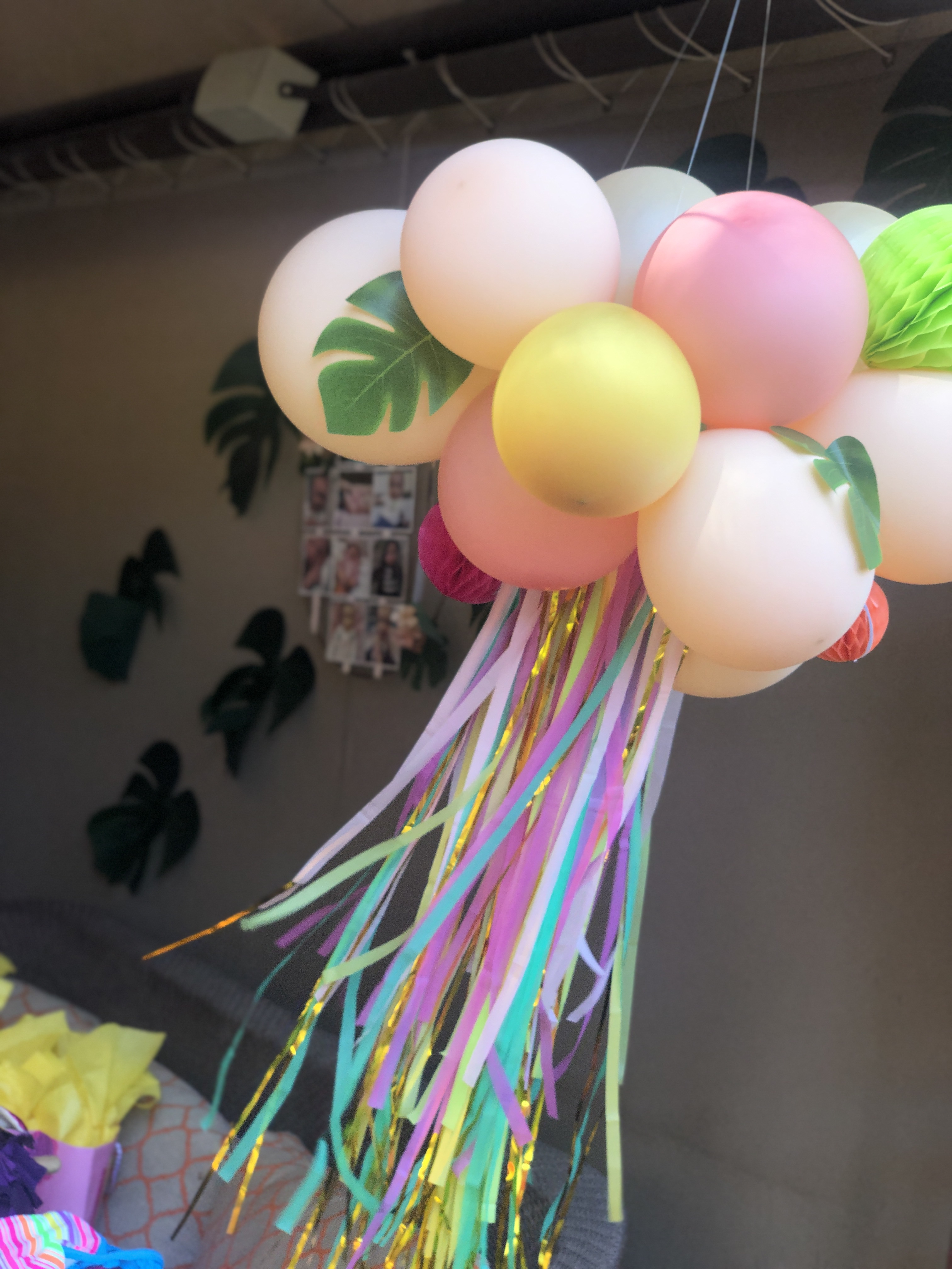 DIY Balloon Clusters Little Party Girl