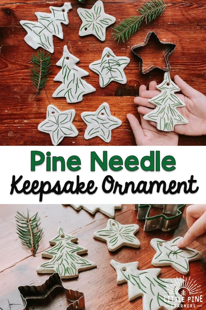 Pine Needle Keepsake Ornament • Little Pine Learners