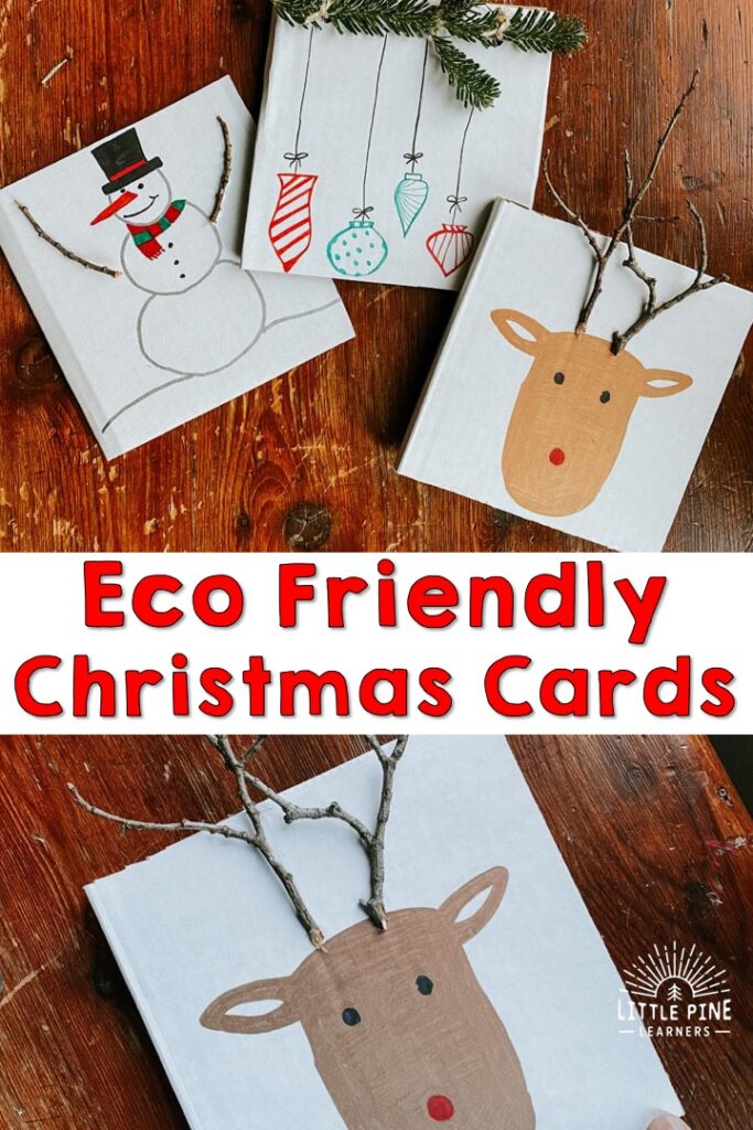 Eco Friendly Christmas Cards • Little Pine Learners